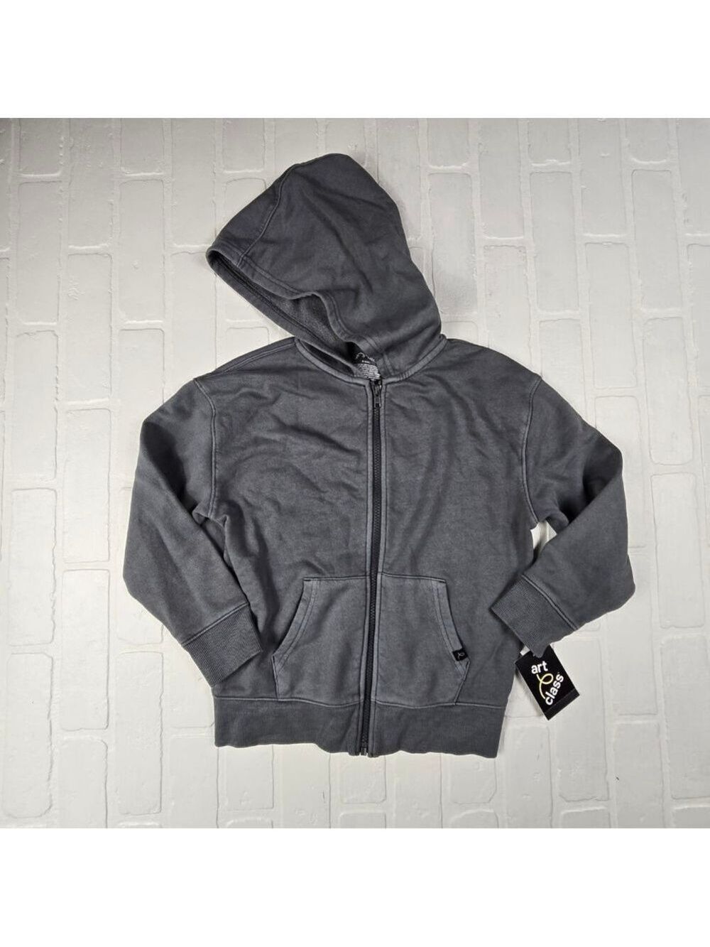Art Class Gray Zipup Hoodie Size Small 6/7